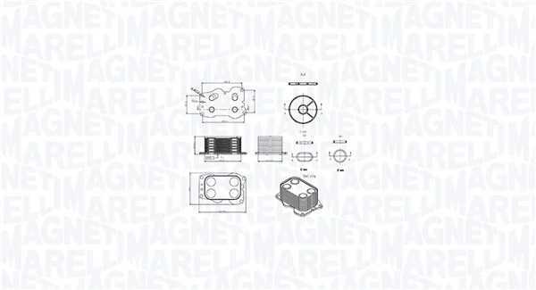 Oil Cooler, engine oil